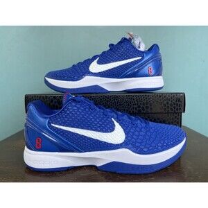 Nike Kobe 6 Protro "Dodgers" Blue Basketball Shoes Men's Size 13 CW2190-400